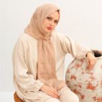 Bambu Kraş Şal - Bej