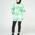 Cepli Ekose Ceket Yeşil