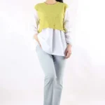 Garnili Tunik Gömlek Hardal