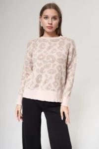 Leopar Desen Pudra Kazak