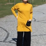 Cepli Triko Tunik - Hardal