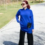 Cepli Triko Tunik Saks