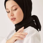 Piliseli Eşarp Siyah