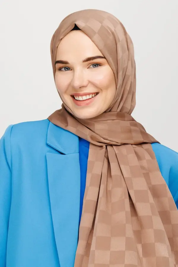 Dama Desen Ipeksi Jakar Şal