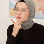 Pilise Eşarp Gümüş Gri